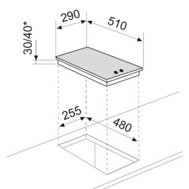 Table de cuisson électrique GT320WH