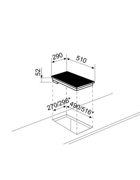 Table induction GTI322