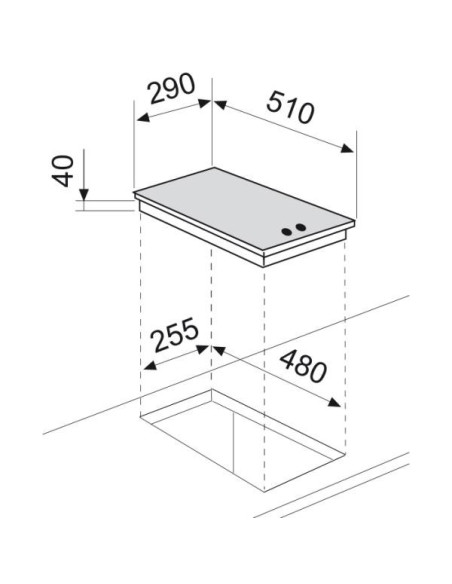 Table de cuisson gaz GT32IX