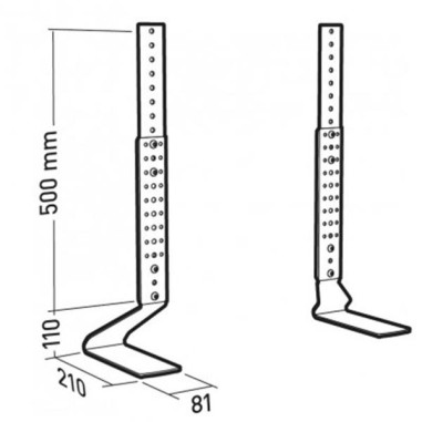 Support mural fixe 35300