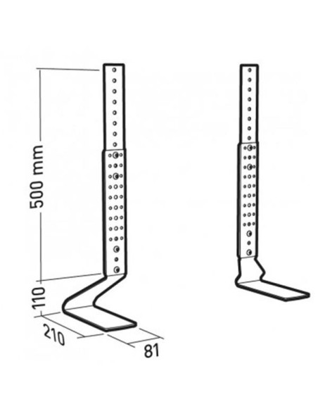 Support mural fixe 35300