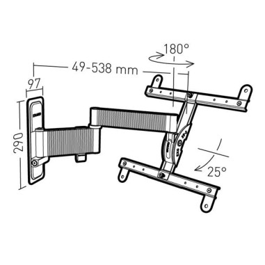 Support mural orientable 048340