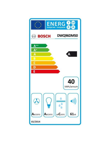 Hotte décorative murale DWQ96DM50