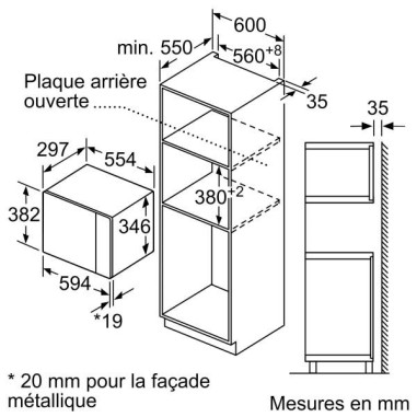 Micro-ondes solo BFL520MS0