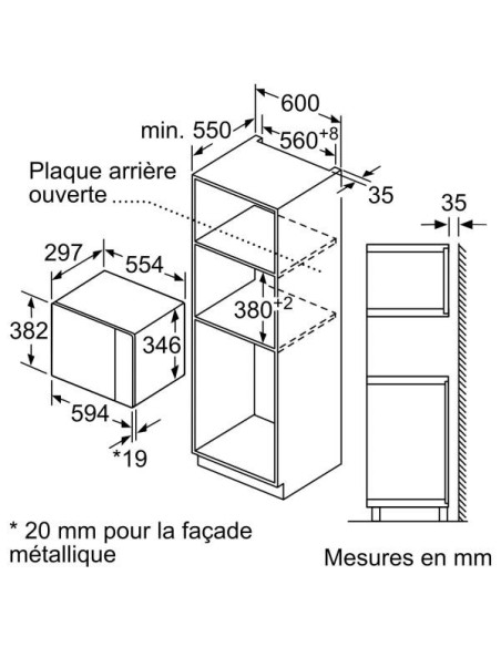 Micro-ondes solo BFL520MS0