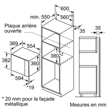 Micro-ondes solo BFL553MS0