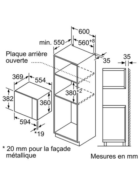 Micro-ondes solo BFL553MS0