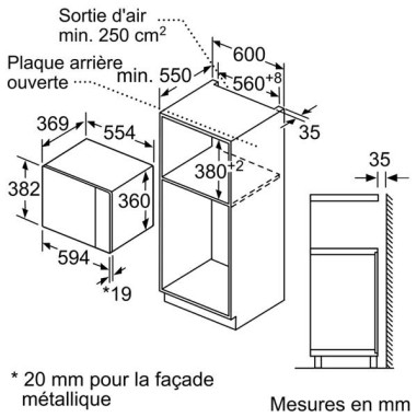 Micro-ondes solo BFL553MS0