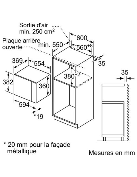 Micro-ondes solo BFL553MS0