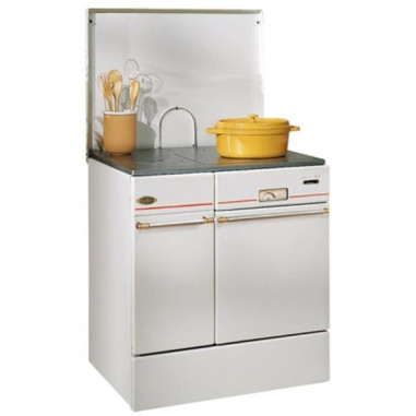 Cuisinière à bois 240162BLANCPOLI