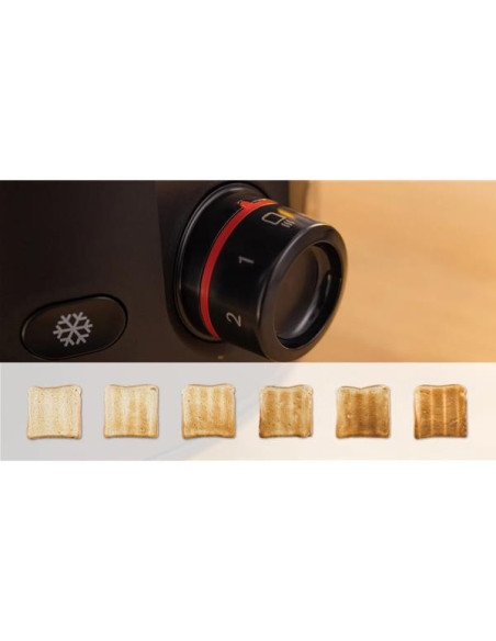 Toaster 2 fentes Noir Mat - MyMoment - TAT2M123