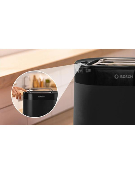 Toaster 2 fentes Noir Mat - MyMoment - TAT2M123