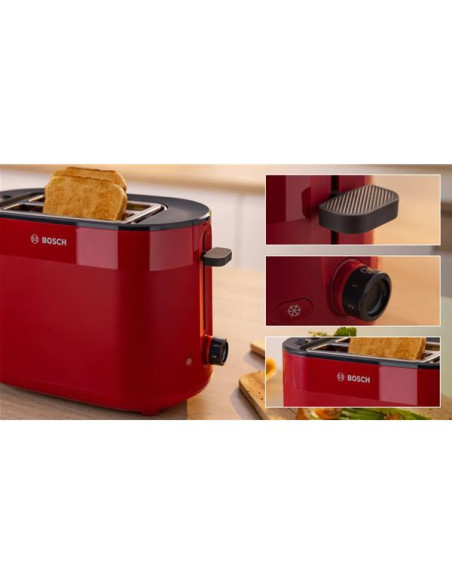 Toaster Rouge Mat - MyMoment - TAT2M124