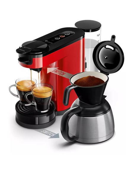 Cafetière 7 tasses Rouge - Senseo Switch - HD6592.85