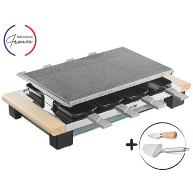 RACLETTE PIERRE FINITION BOIS 1000W