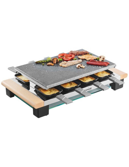 RACLETTE PIERRE FINITION BOIS 1000W