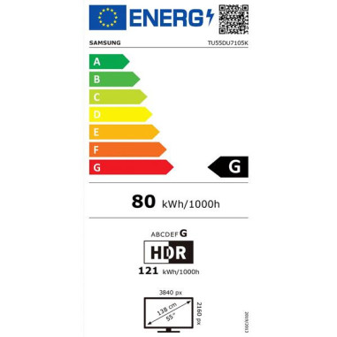 TV LED UHD 4K - TU55DU7105KXXC