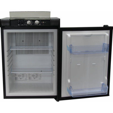 EZA Réfrigérateur à Absorption à Poser 3 Ways 60L 12V 230V et Gaz Camping-car