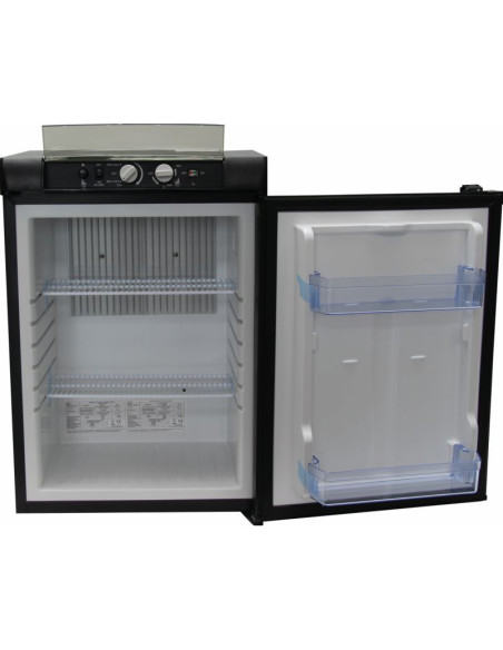 EZA Réfrigérateur à Absorption à Poser 3 Ways 60L 12V 230V et Gaz Camping-car