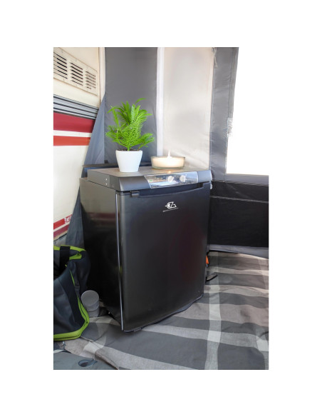 EZA Réfrigérateur à Absorption à Poser 3 Ways 60L 12V 230V et Gaz Camping-car