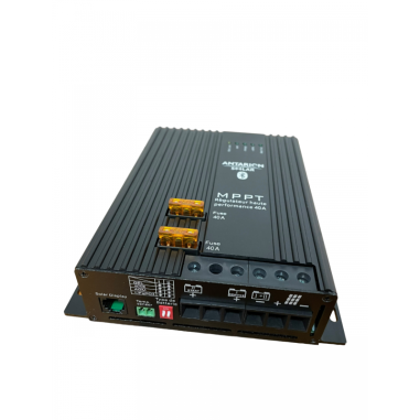 ANTARION Régulateur de Charge Solaire MPPT 640W 40A Bluetooth Androïd IOS