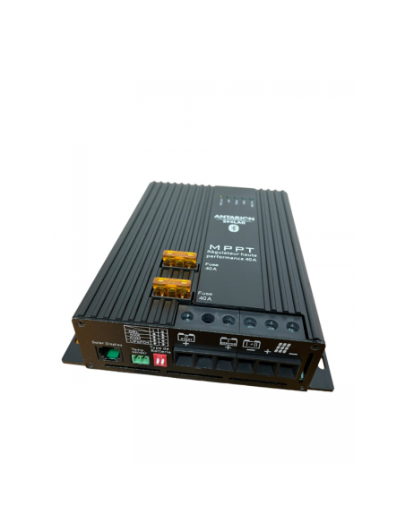ANTARION Régulateur de Charge Solaire MPPT 640W 40A Bluetooth Androïd IOS