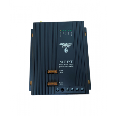 ANTARION Régulateur de Charge Solaire MPPT 640W 40A Bluetooth Androïd IOS