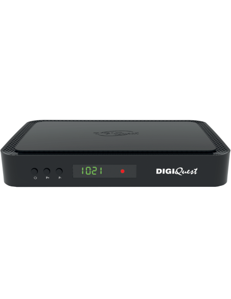 DIGIQUEST Q80 Décodeur Tivusat Combo DVB-S2 & DVB-T2 avec Carte Activée