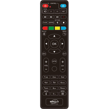 DIGIQUEST Q80 Décodeur Tivusat Combo DVB-S2 & DVB-T2 avec Carte Activée