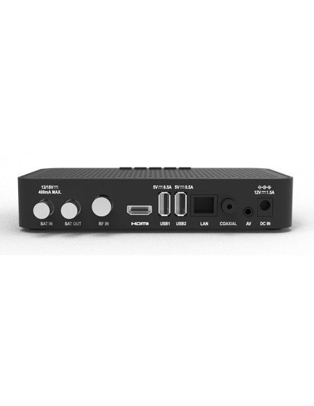 DigiQuest Maximo Combo DVB-S2+T2 Récepteur Tivusat avec carte HD activée