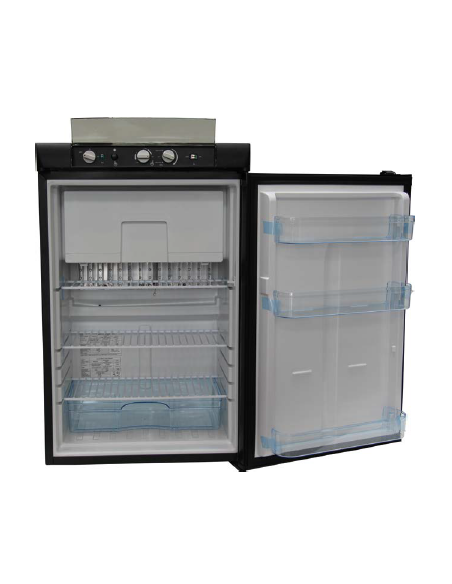 EZA Réfrigérateur à Absorption à Poser 3 Ways 100L 12V 230V et Gaz Camping-car