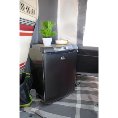EZA Réfrigérateur à Absorption à Poser 3 Ways 100L 12V 230V et Gaz Camping-car
