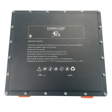 EZA Batterie Lithium sous-châssis ENERG-CH 12V 200A LIFEPO4 100% étanche