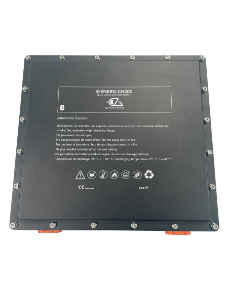 EZA Batterie Lithium sous-châssis ENERG-CH 12V 200A LIFEPO4 100% étanche