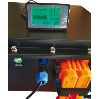 EZA Batterie Lithium sous-châssis ENERG-CH 12V 400A LIFEPO4 100% étanche