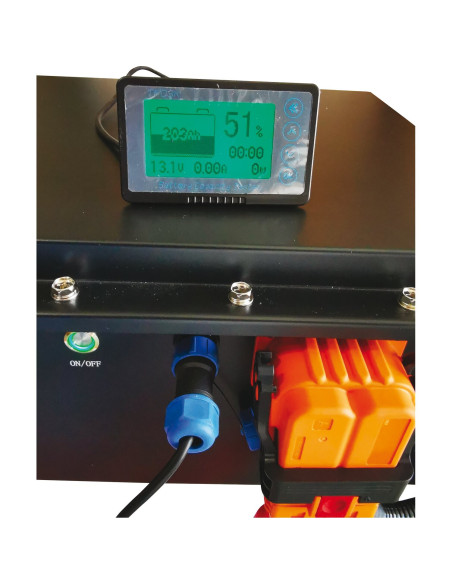 EZA Batterie Lithium sous-châssis ENERG-CH 12V 400A LIFEPO4 100% étanche