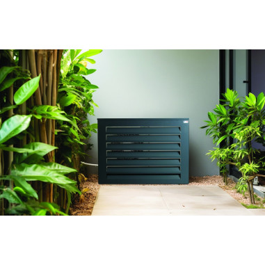 NUTENDORS Cache Climatiseur 940 x 690 x 610 mm Gris Anthracite