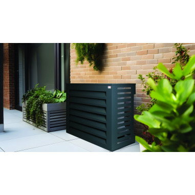 NUTENDORS Cache Climatiseur 940 x 690 x 510 mm Gris Anthracite