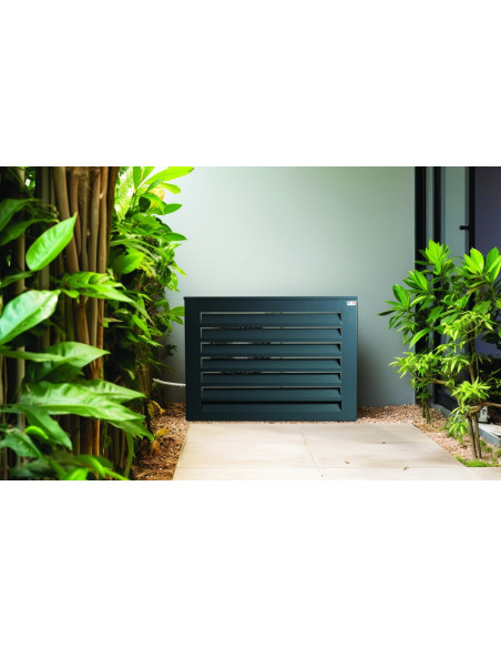 NUTENDORS Cache Climatiseur 940 x 690 x 510 mm Gris Anthracite