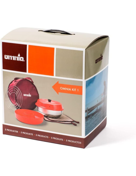 Pack OMNIA Four +Sac + 2 Maniques + Grille + Moule En Silicone + thermomètre multifonctions + livre de recettes