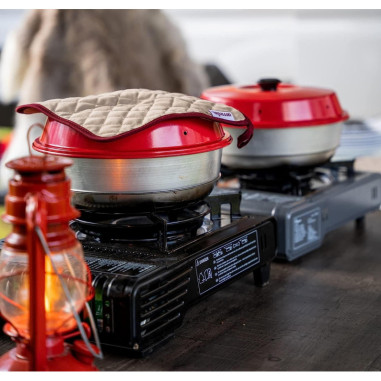 Pack OMNIA Four +Sac + 2 Maniques + Grille + Moule En Silicone + thermomètre multifonctions + livre de recettes