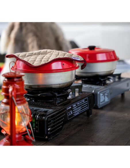 Pack OMNIA Four +Sac + 2 Maniques + Grille + Moule En Silicone + thermomètre multifonctions + livre de recettes