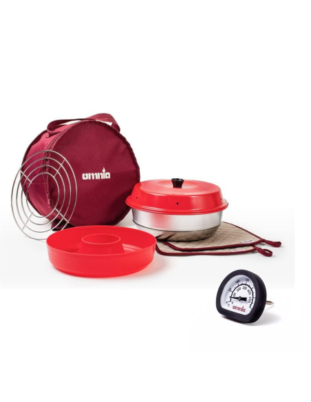 Pack OMNIA Four +Sac + 2 Maniques + Grille + Moule En Silicone + thermomètre multifonctions