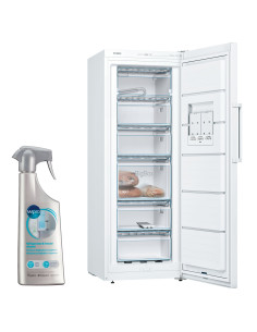 BOSCH Congélateur armoire vertical blanc Froid Statique 198L Autonomie 22h FreshSense