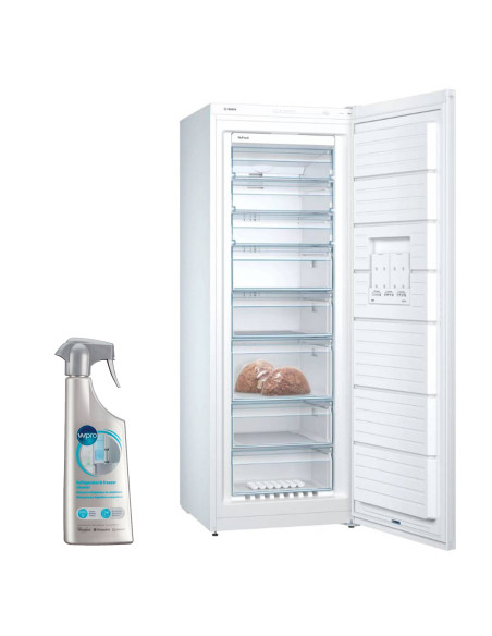BOSCH Congélateur armoire vertical blanc Froid ventilé 366L Autonomie 12h No-Frost