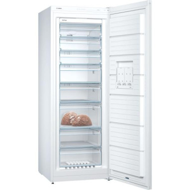 BOSCH Congélateur armoire vertical blanc Froid ventilé 366L Autonomie 12h No-Frost