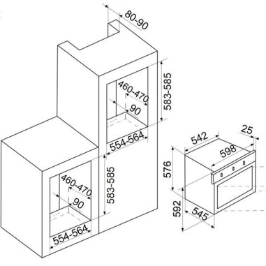 Four encastrable GLEM - GFMG51IX