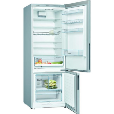 BOSCH Réfrigérateur frigo combiné inox 503L Froid brassé Largeur 70cm