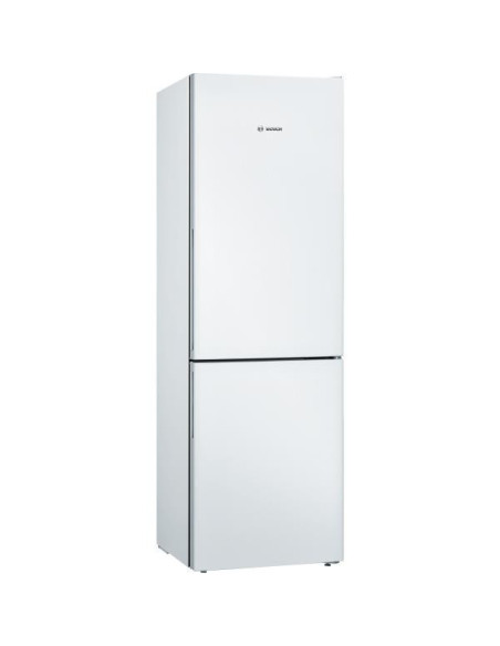 BOSCH réfrigérateur frigo combiné blanc 308L Froid brassé LowFrost
