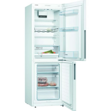 BOSCH réfrigérateur frigo combiné blanc 289L froid brassé Eclairage LED